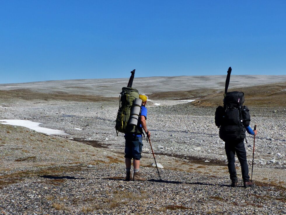 Fra et område i Finnmark man nå planlegger et enormt vindkraftverk. Opplevelser av «fri horisont» og uberørt natur kan bli sterkt begrenset i fremtiden.
 Foto: Rolf-Erik Poppe