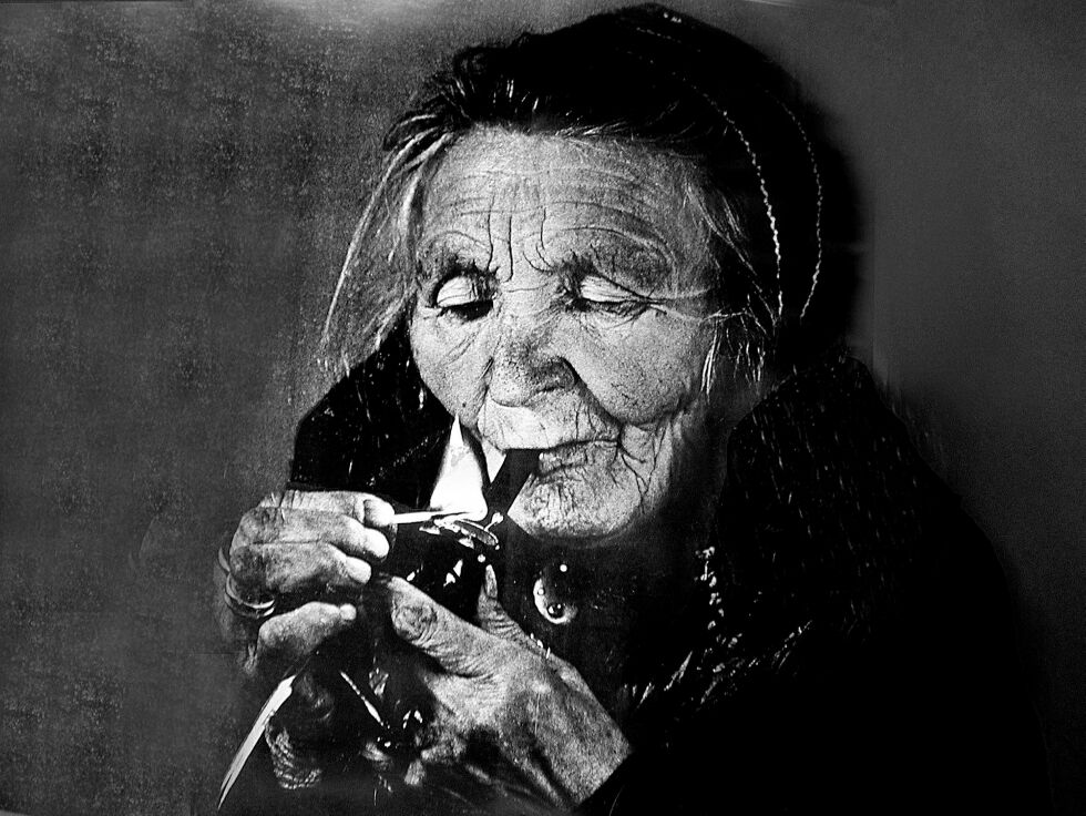Margrete Lango Kitti/Máhte-Márge (1884-1974).
 Foto: Bladet Nordlys
