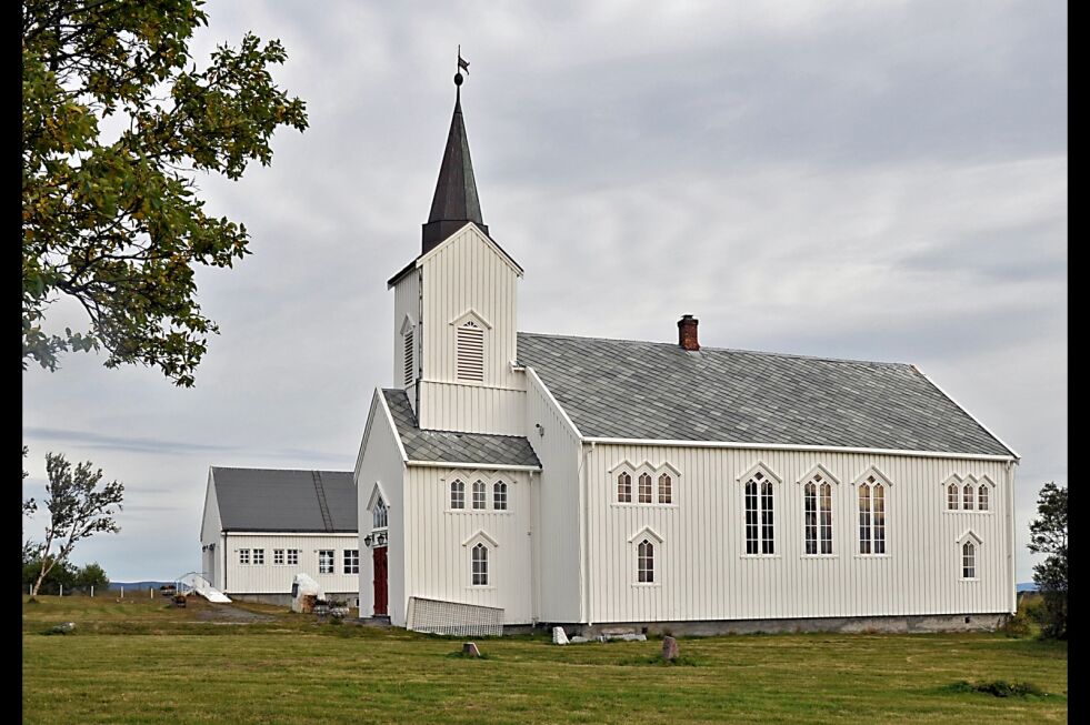 Illustrasjonsbilde viser Kistrand kirke i Porsanger
 Foto: Oddgeir Johansen (Arkiv)