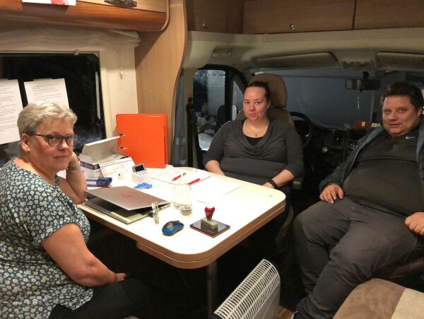 Testingen i full gang