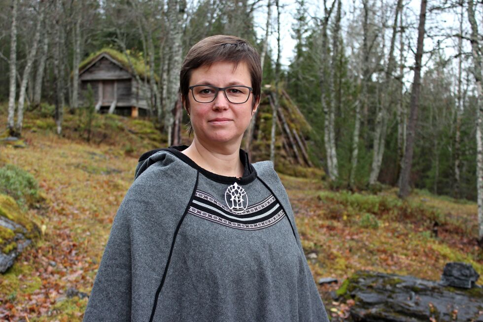Museumsdirektør Birgitta Fossum i Saemien Sijte.
 Foto: Arkiv