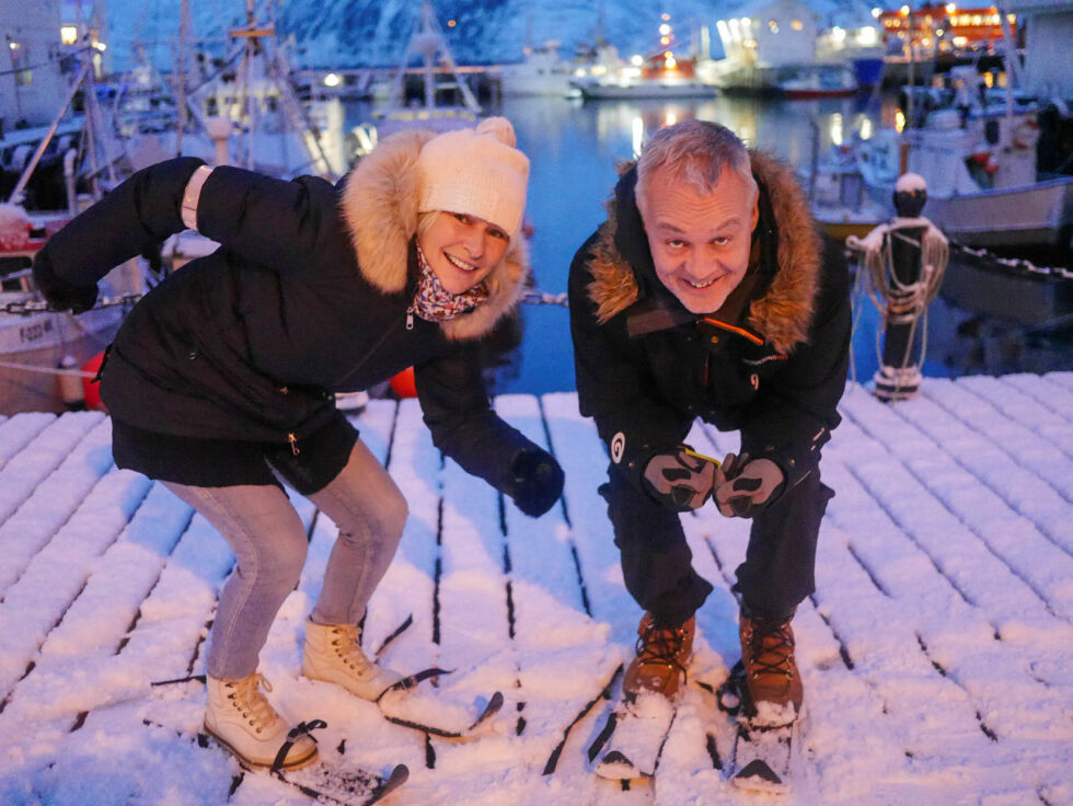 Birgit Lähdesmäki Johansen og Tore Fosse satser videre. Nå har de kjøpt ei kirkeskøyte som ble brukt i Finnmark etter krigen.
 Foto: Geir Johansen