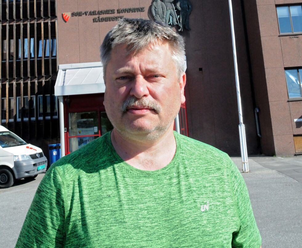 SVs gruppeleder i kommunestyret, Pål Gabrielsen, sier at partiet ser på saken som urovekkende alvorlig, og krever nå at alle kort legges på bordet.
 Foto: Hallgeir Henriksen