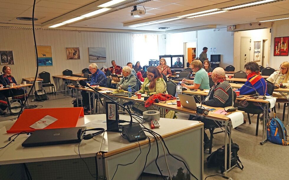 Landsmøte i Samefolkets Parti.
 Foto: SfP