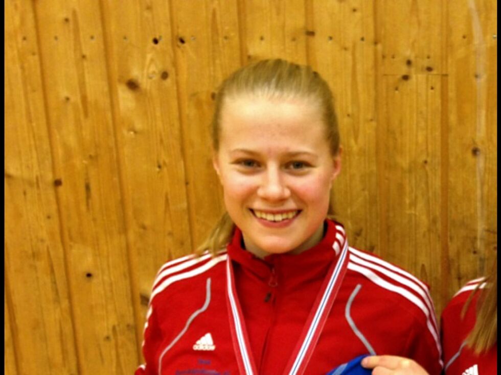 Det ble ikke edelt metall men en flott femteplass på tanabryteren Signe Marie Fidje Store i EM i bryting i Estland sist helg.
 Foto: Arkiv