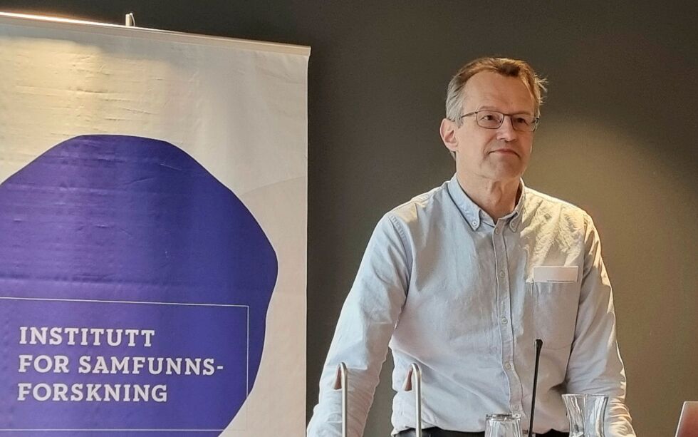 Jo Saglie fikk seg et eget jubileumsseminar på Institutt for samfunnsforskning i Oslo, og da valgte han samiske tema.
 Foto: Steinar Solaas