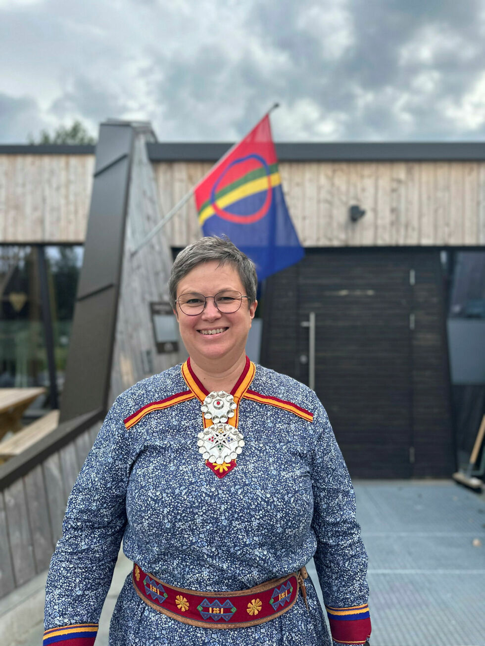 Strålende fornøyd direktør Birgitta Fossum.
 Foto: Samien Sijte