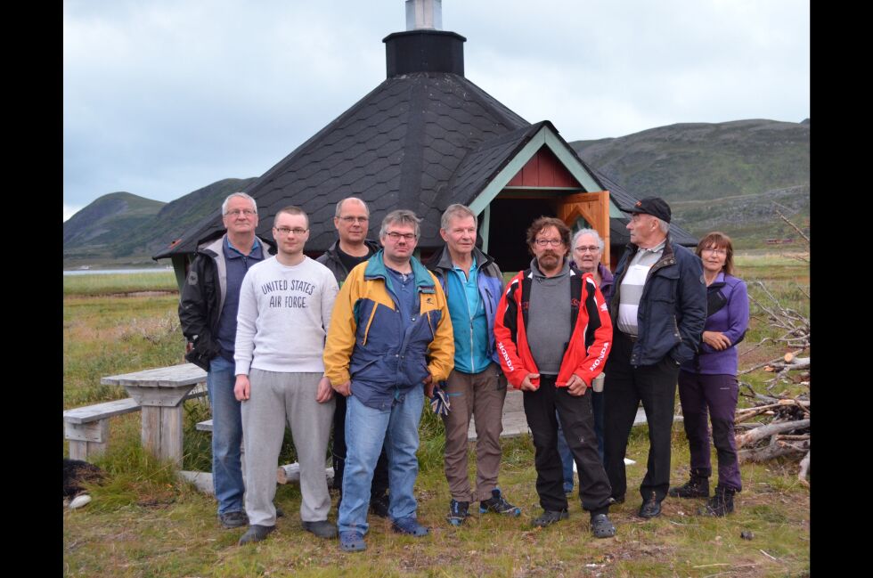 Hytteeiere og grunneiere i Gulgofjorden,
 Foto: Privat
