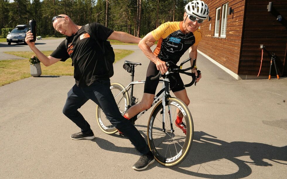 Syk­kel­rit­tet Off­road Finn­mark har kun én fast ansatt med daglig le­der Kjetil Jo­han­sen. Rest­en av arr­an­ge­ment­et styrer syk­kel­en­tu­si­ast og trasé­ansvar­lig Jon Vidar Bull, sam­men med flere hundre andre fri­vil­lige. Foto: Rita Heitmann