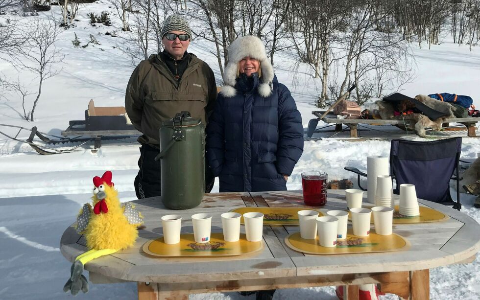 Ekteparet Bjørg Nilsen og Jan Kyrre Pedersen var svært populære med sin matstasjon.
 Foto: Nikita Møllersen