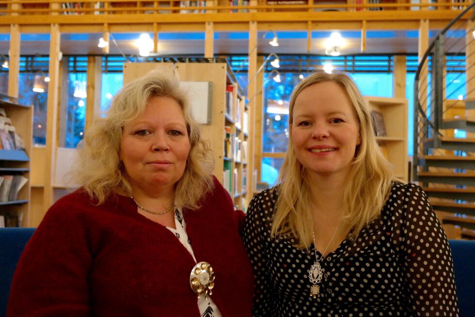 Vibeke Larsen (AP) og Kirsti Guvsám (NSR) har funnet sammen i et for Sametinget knagert år.
 Foto: Pressebilde