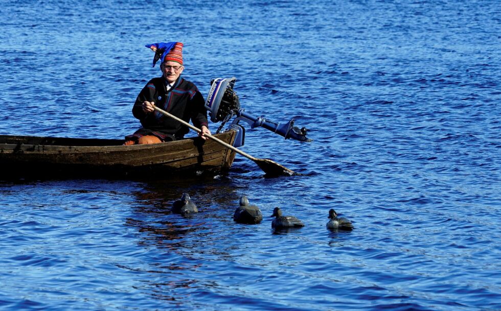 Jan Ole Buljo fra Kautokeino var en av dem som fikk midler til å blant annet fremme vårandejakt.
 Foto: Jan Henrik Hætta/FeFo