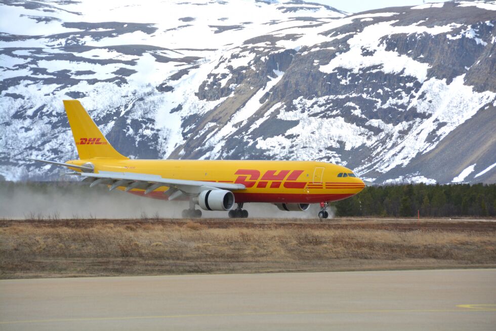 Det er både krabbe og kapasitet nok ved fraktterminalen til daglige avganger fra Lakselv, mener avdelingslederen ved terminalen i Lakselv. Enn så lenge setter DHL opp en ekstra flyvning med krabbe til Gardermoen.
 Foto: Kristin Marie Ericsson