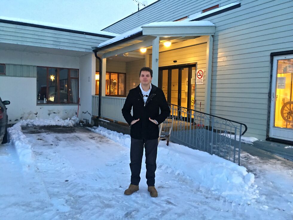 Jonas Nymo savnet nattjenesten i budsjettforslaget fra samarbeidsgrupperingen, og mener det vil være billigere å styrke denne delen av hjemmetjenesten ettersom dette vil la flere få muligheten til å bo lenger i eget hjem.
 Foto: Bjørn Arne Johansen