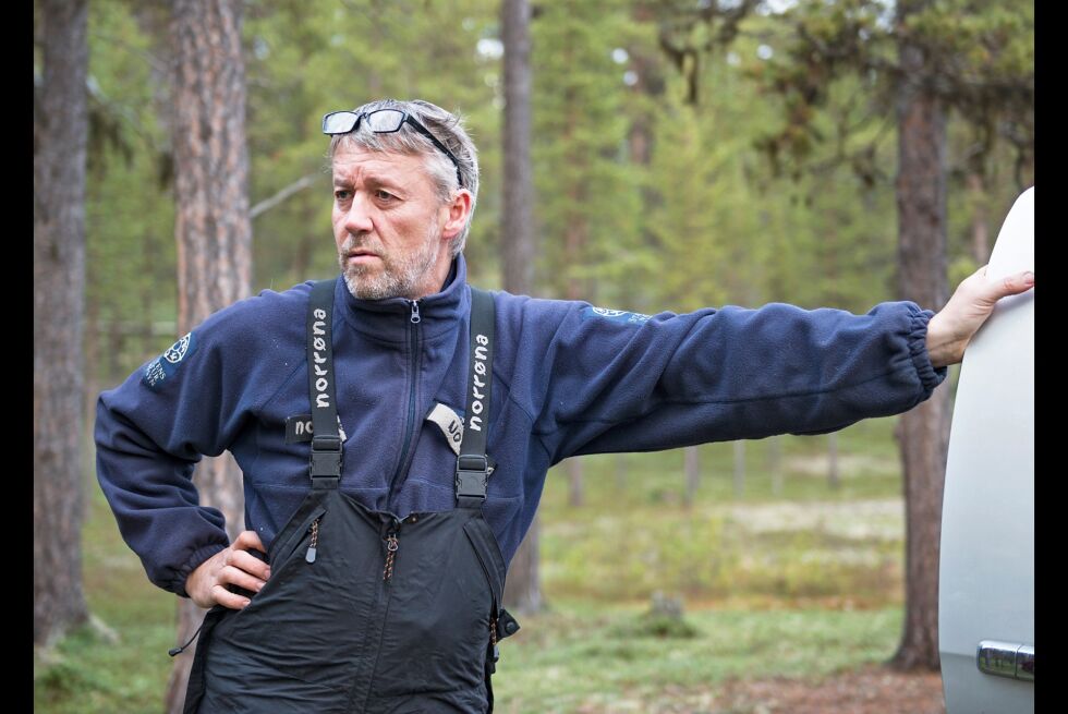 Erland Søgård i SNO Karasjok har fått lokalene i den stand Matilsynet mener de bør være.
 Foto: Frøydis Falch Urbye