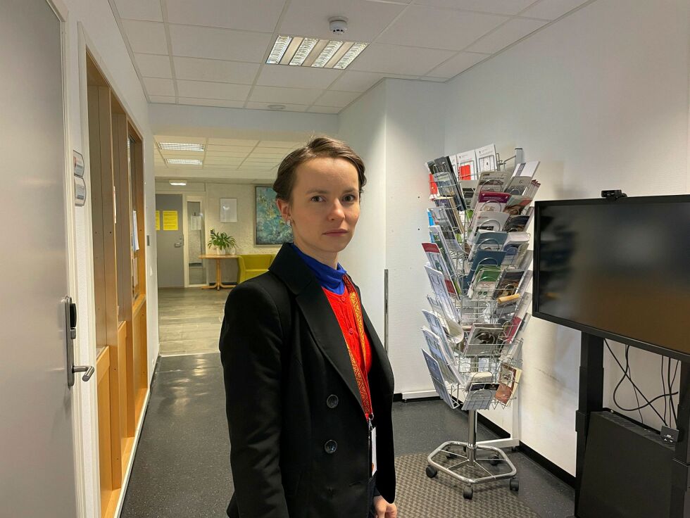In­ger Eli­ne Erik­sen Fjellgren leg­ger frem 51 inn­spa­rings­punk­ter for å få det kom­mu­na­le bud­sjett­et i ba­lan­se.
 Foto: Birgitte Wisur Olsen