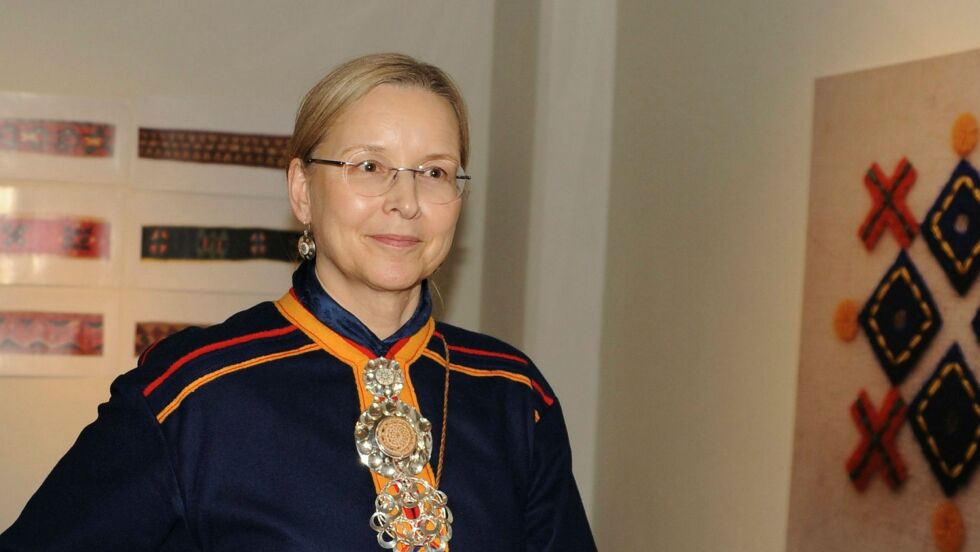 Hvordan realisere forskning som en del av museets praksis, er tema til førstekonservator Eva Dagny Johansen, under «Dutkan Davvin- Forskning i nord». Fotoet er fra arrangement om lokal koftetradisjon, på Alta museum.
 Foto: Rita Heitmann