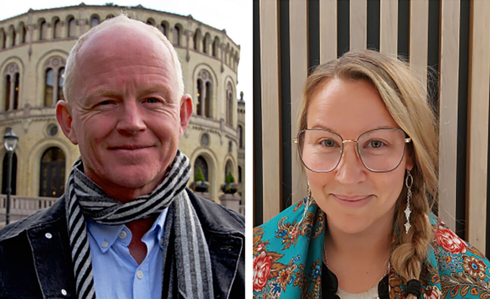 Lars Haltbrekken og Hilde Gaebpie Danielsen  (Arkivfoto: Steinar Solaas/Mikkel Berg-Nordlie)
 Foto: Steinar Solaas/Mikkel Berg-Nordli