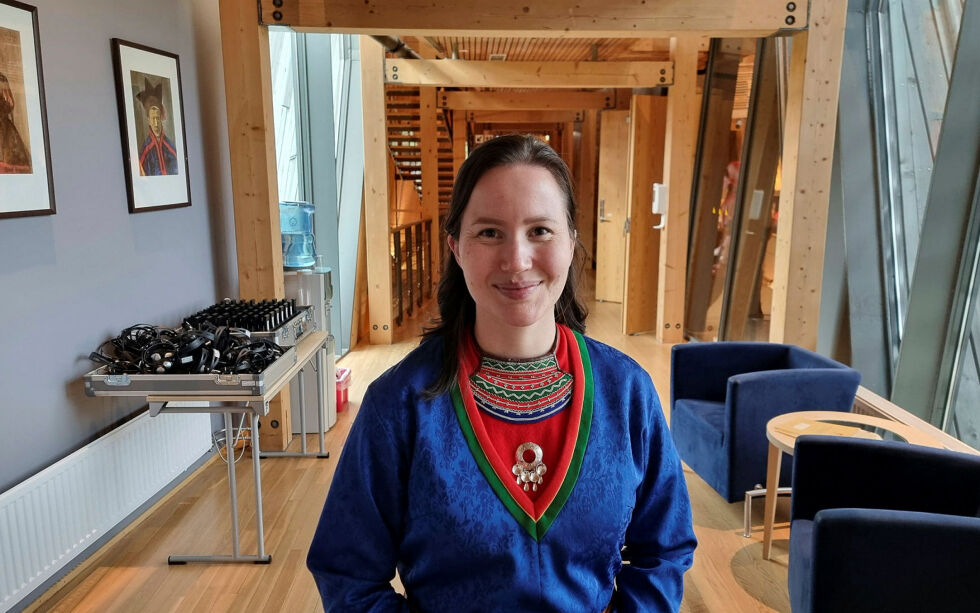 Sametingsråd Maja Kristine Jåma (NSR).
 Foto: Steinar Solaas