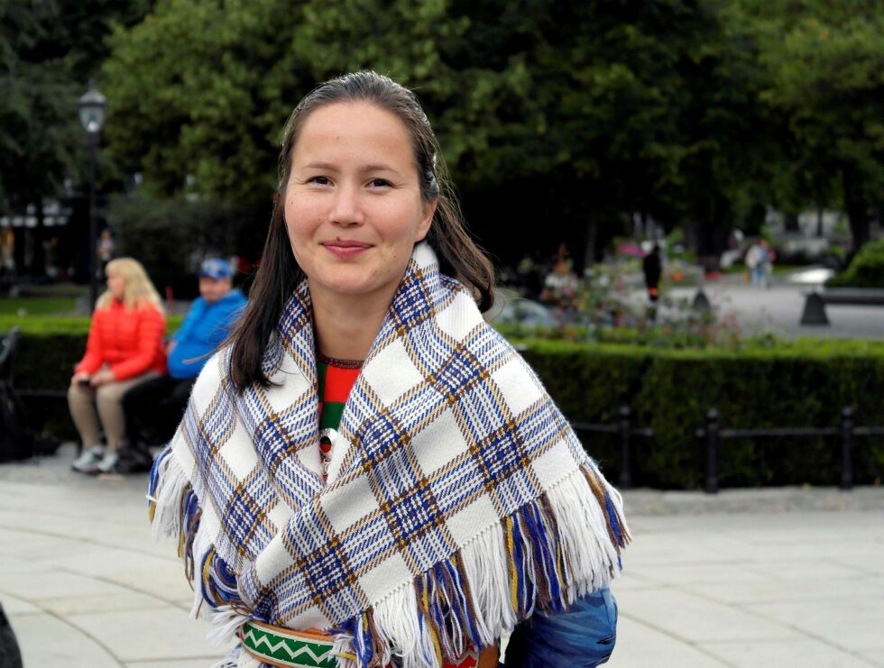 Sametingsråd Maja Kristine Jåma (NSR).
 Foto: Steinar Solaas