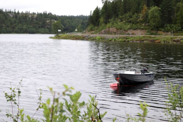 Båter med motor er uønsket på dette vannet