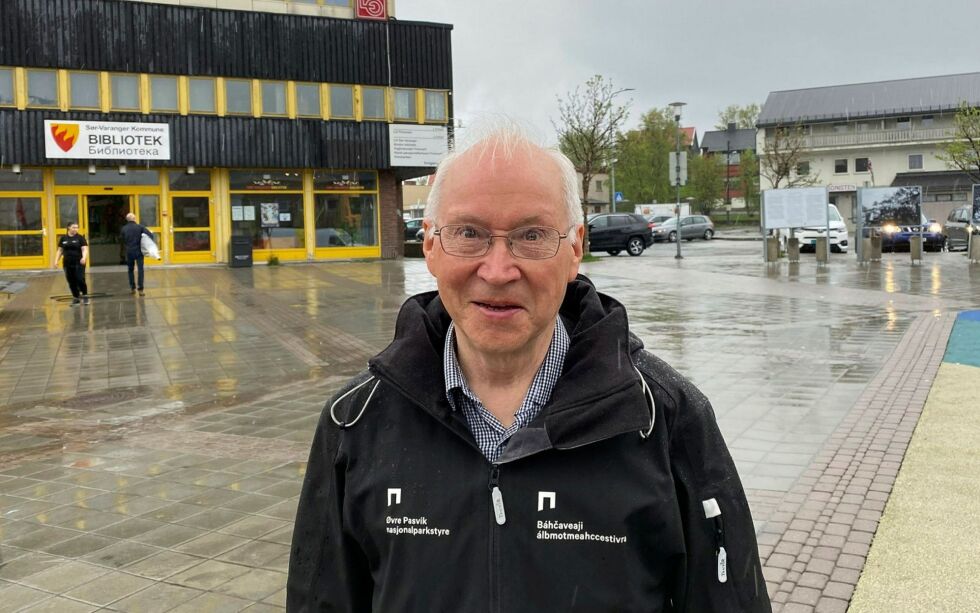 Leder i Min Árbe, Knut Mortensen
 Foto: Hallgeir Henriksen