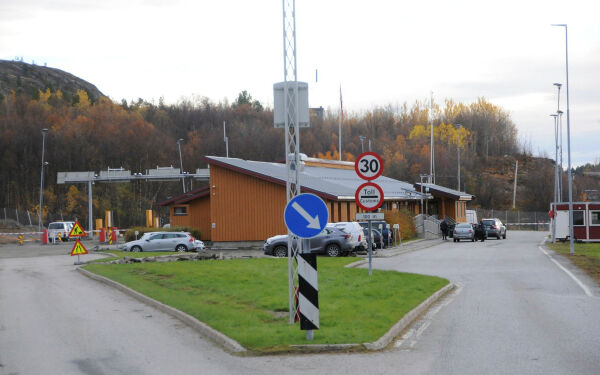 Normal og lav trafikk på Storskog