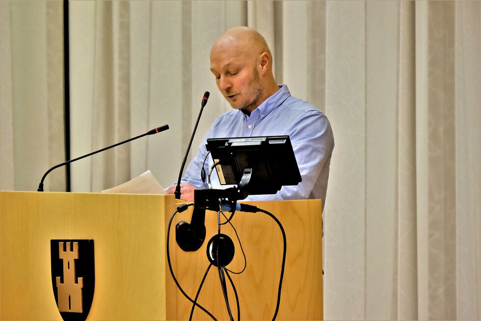Arne Liakleiv fra Miljøpartiet De Grønne er skuffet over at fylkestinget ikke ville gi Thomas Nilsen hans opprinnelige domenenavn.
 Foto: Bjørn Hildonen
