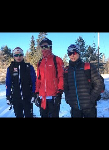Sander Rosanoff, Ole Marius Jørgensen og Henrik A. Joks fikk tøffe konkurrenter å bryne seg på under norgescupåpningen i helga.
 Foto: Hans A Kristiansen