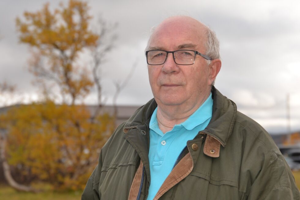 – Jeg skal gå ned med flagget til topps. De skal få så øra flagrer, sier Hans Richard Hansen som kjemper en innbitt kamp mot at kona Ingrid skal bli en salderingspost i kommunebudsjettet.
 Foto: Sonja E. Andersen