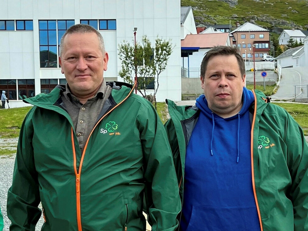 Tor Mikkola og Fred Johansen, Nordkapp Sp
 Foto: Presse