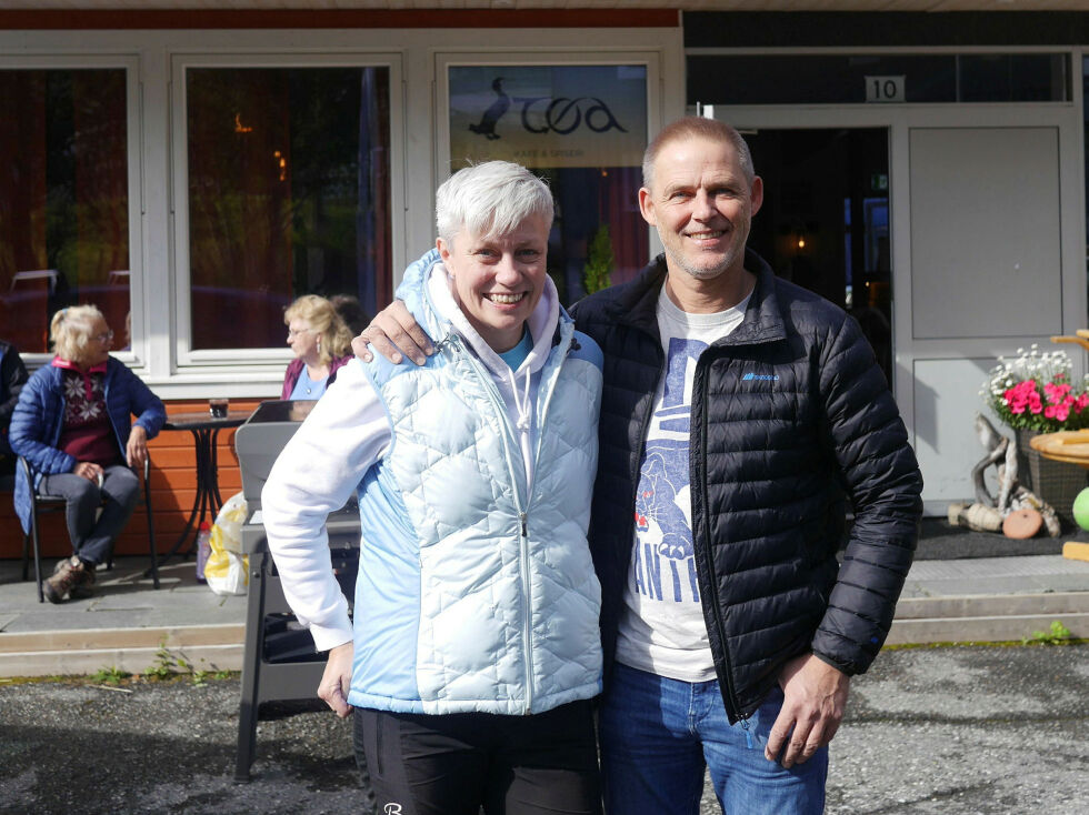 Ingvill og Rune Martinsen-Løkken vil gjøre «Støa» til et sted for kulturarrangementer, hvor de gjerne også ønsker det samiske velkommen.
 Foto: Geir Johansen