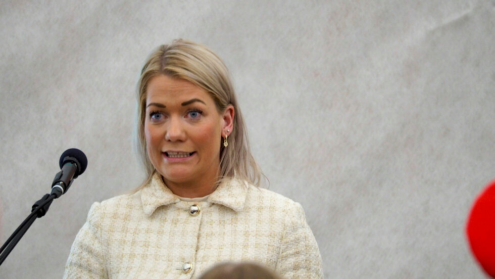 – Ungdommen har kommet for å bli, sa Sandra Borch i sin tale til landsmøtet til NRL
 Foto: Irmelin Klemetzen