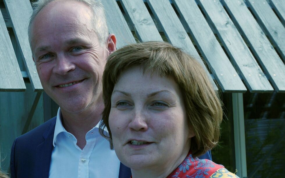 Arkivfoto viser Jan Tore Sanner sammen med tidligere sametingspresident Aili Keskitalo  (Foto: Jan Roger Østby)