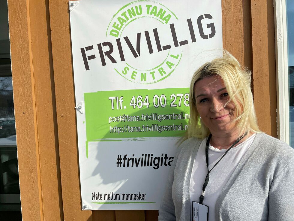 Mariann Johansen Lindi mobiliserer for sykkelturen i Tana og håper flere lag og foreninger melder seg for å feire frivilligheten.
 Foto: Birgitte Wisur Olsen