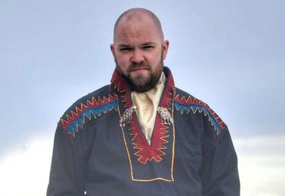 Rolf Morten Anti Amundsen, Rolffa, er i gang som produsent i Samisk musikkfestival i Kautokeino.
 Foto: Samisk musikkfestival