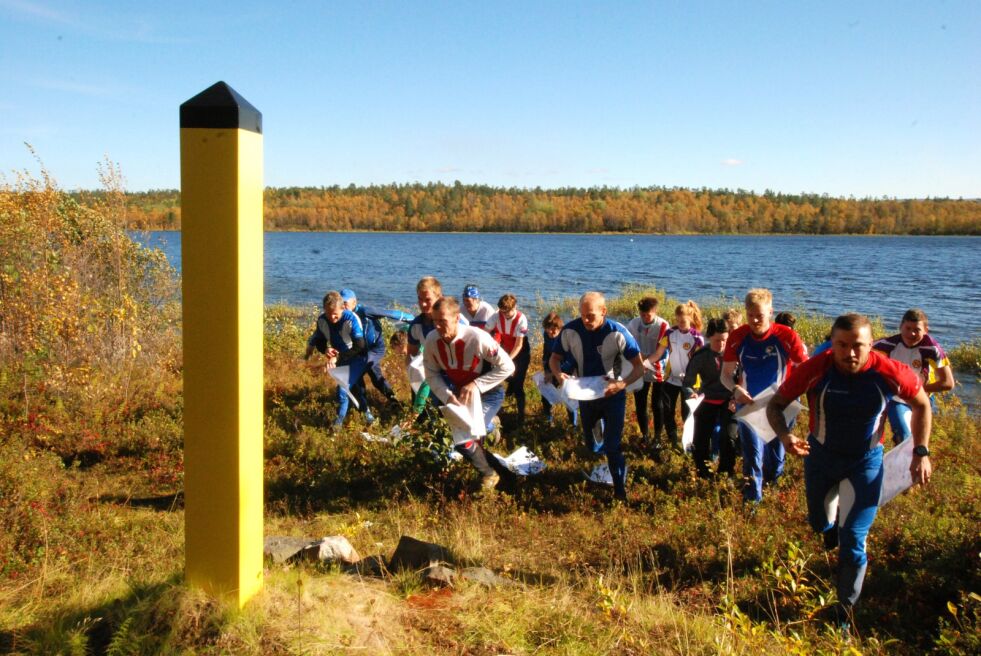 Søndag ble det avviklet KM i ultralang løype med start fra Pasvikelvas bredder.
 Foto: Siv Grethe Aarnes