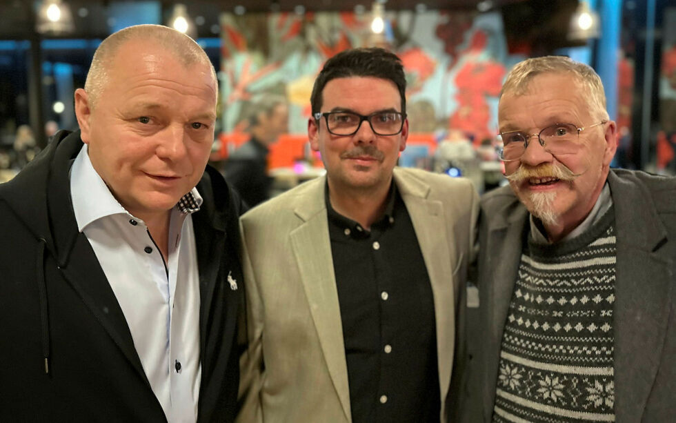 Varaordfører Tore Fredrik Nilsen (til venstre) har vært skeptisk til Slambanken, mens ordfører Magnus Mæland (H) og Sps Kurt Pasvikbamsen Wikan har vært veldig for.
 Foto: Hallgeir Henriksen