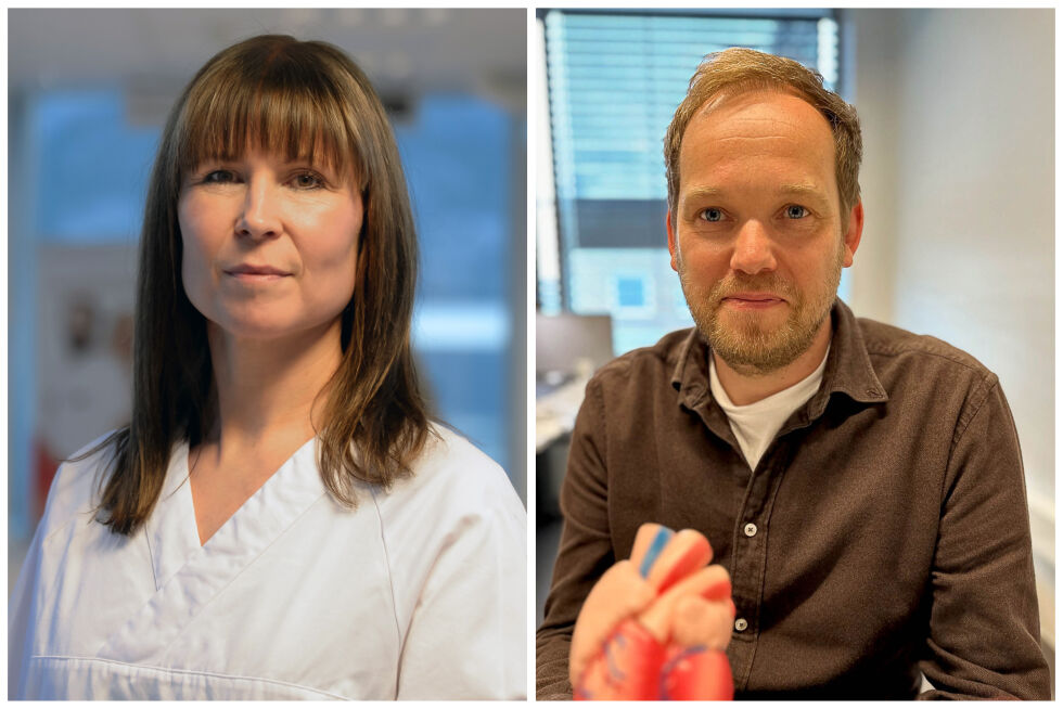 Marte Lødemel Henriksen, medisinsk fagsjef og Per B. Rønning, klinikkleder, Medisinsk klinikk, Tromsø, Universitetssykehuset Nord-Norge
 Foto: Universitetssykehuset Nord-Norge