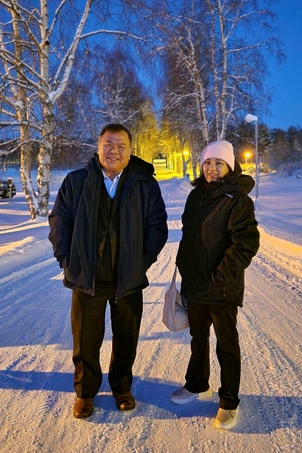 Celebert besøk i Kirkenes