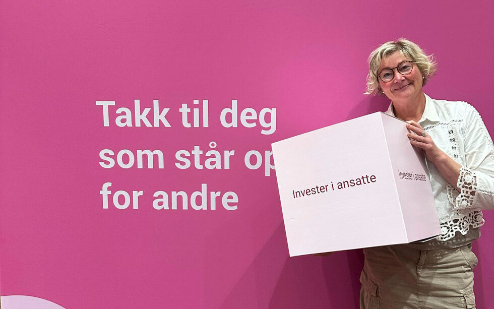 Hei­di Eli­sa­beth Pe­der­sen, Le­der FO Finn­mark
 Foto: Presse