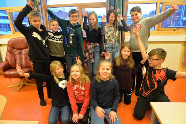 – Billefjord skole er best!