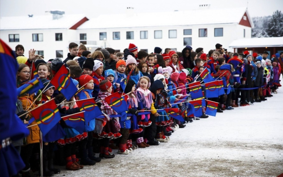 Fjorårets samiske språkuke ble en suksess, særlig i Karasjok, som fikk besøk av kongen.
 Foto: June Helén Bjørnback