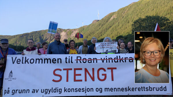Takker både Anti og Fosen-demonstrantene for innsatsen