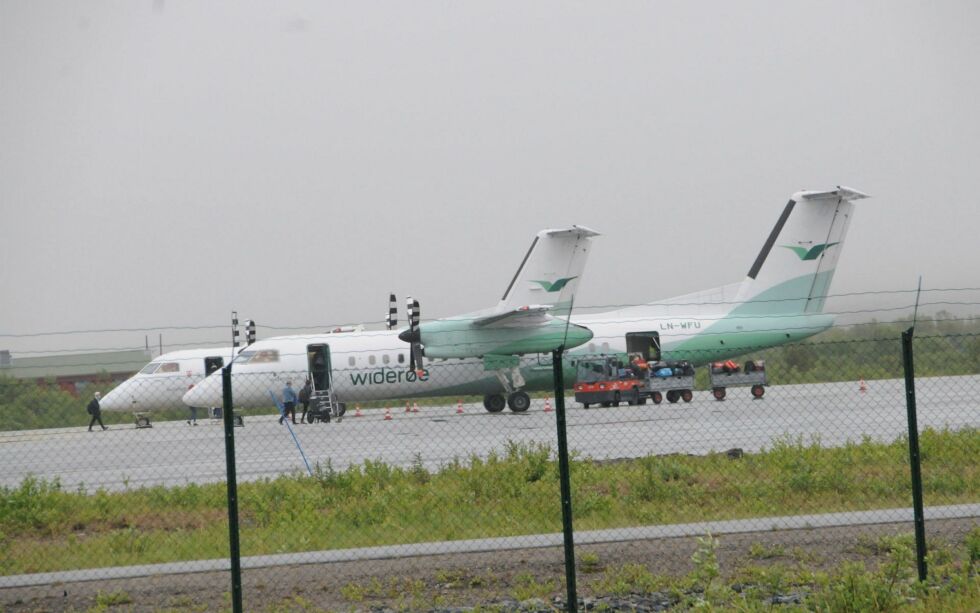 Flyrutene i Nord-Norge ble ikke skjermet da flyseteavgiften ble gjeninnført fra 1. juli.
 Foto: Hallgeir Henriksen