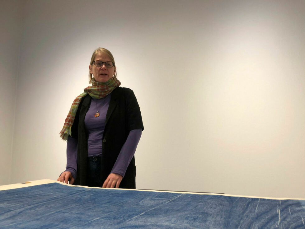 Kunstneren Eli­sa­bet Als­os Strands utstilling åpner lørdag på Sámi Dáid­da­guovd­dáš (SDG). Det blir et møtte med trykkekunstens muligheter og litt japansk kultur.
 Foto: Stein Torger Svala