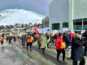 Flott 1. mai-feiring i Honningsvåg
