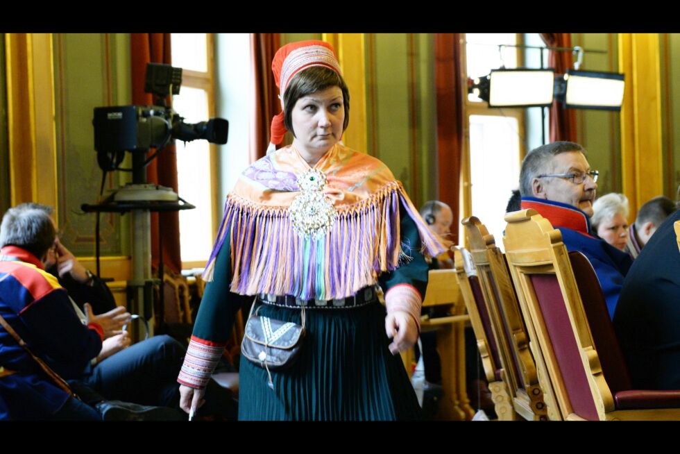 Sametingspresident Aili Keskitalo (NSR) jobber intensivt med nyvinning innenfor samepolitikken.
 Foto: Steinar Solaas