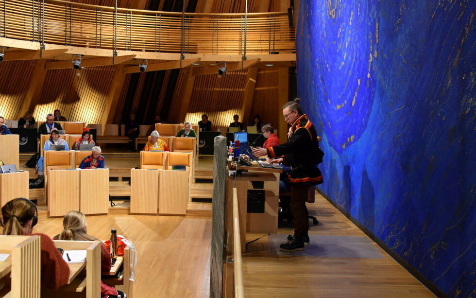 Sametingets plenum vedtok torsdag å anerkjenne det skoltesamiske språket som et samisk språk.
 Foto: Sara Olaussen Stensvold