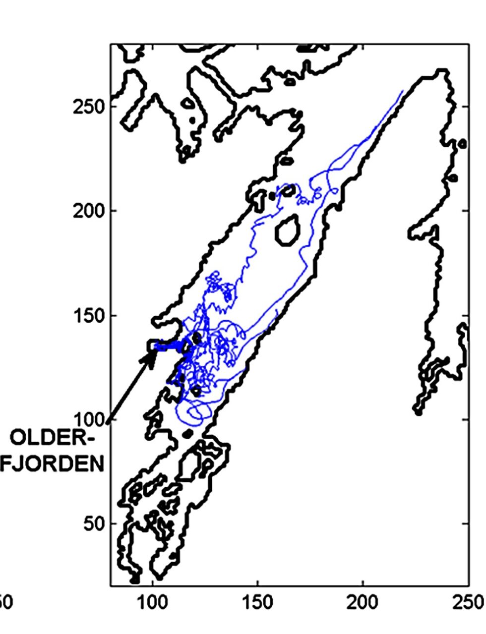 Forsker Mari Myksvoll ved Havforskningsinstituttet har modellert drift av torskeegg som gytes i Olderfjorden